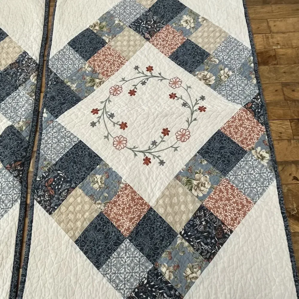Better Homes & Gardens Americana Patchwork Quilted Pillow Shams Pair 35